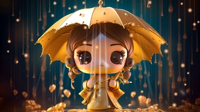金色小美女