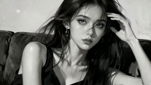 欧美风颓废御姐