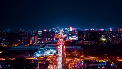 夜景航拍