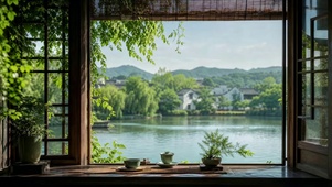 湖景窗棂