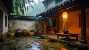 小屋庭院