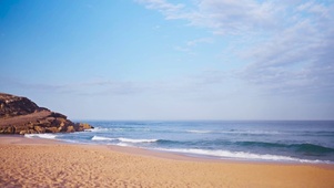 唯美海滩海浪
