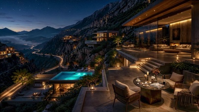 半山夜景