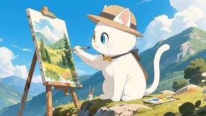 白胖子作画