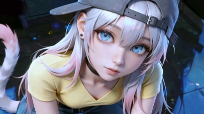 灵动含情大眼眸