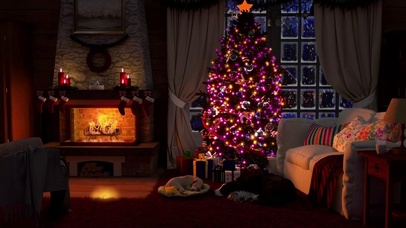 圣诞温暖的小屋