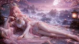 樱花月夜女神八重神子