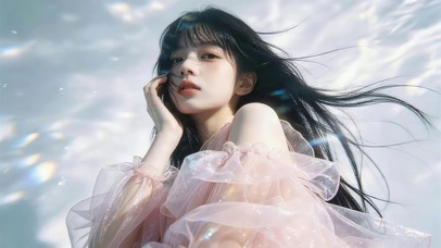 治愈可爱女孩