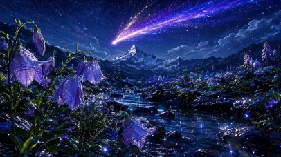 星夜流光花谷