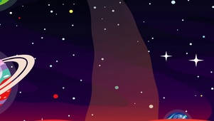 太空宇航员星空唯美