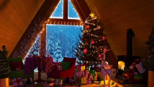 温馨的圣诞小屋