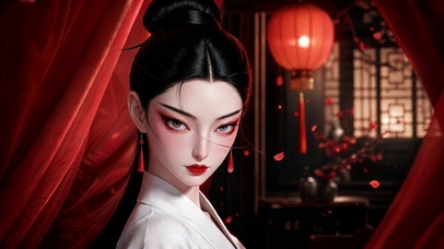 古典冷艳美女