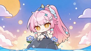 夏日的粉发小可爱-爱弥斯