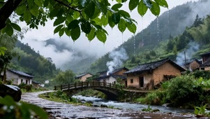 雨天静谧的氛围感