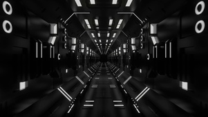 黑色科幻隧道(双端)