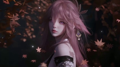 CG秋枫八重神子