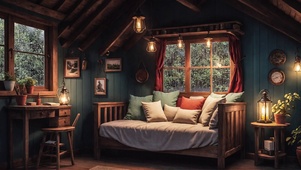 【雨景】温馨小屋