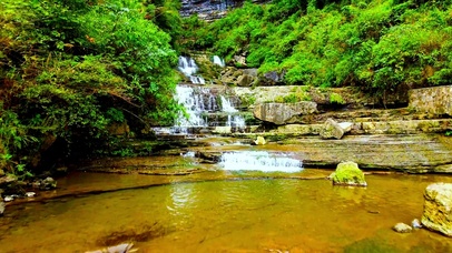 4K治愈小河淌水