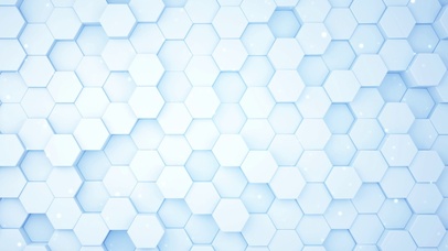 4k蜂巢系列-蓝白色