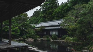 庭院鱼塘