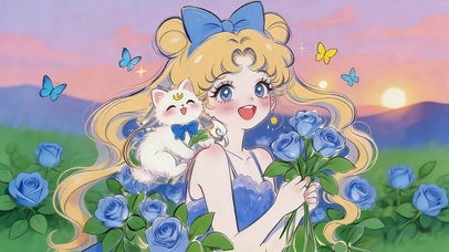 月野兔与猫