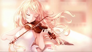 优雅小提琴少女