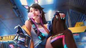赛博朋克美少女
