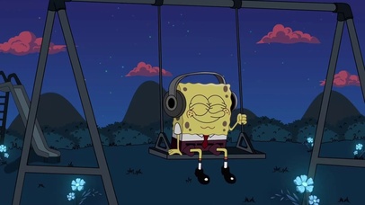 海绵宝宝荡秋千