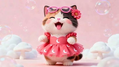 可爱小清新猫咪