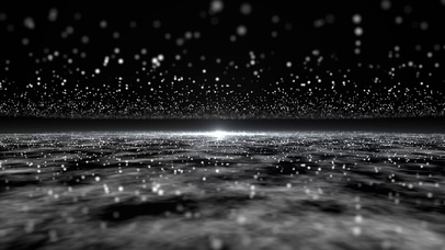 黑白粒子流动空间