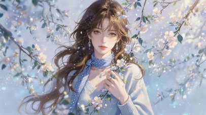 鲜花女孩