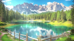 治愈湖水
