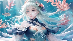 海底世界的美人鱼