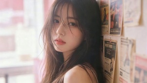 可爱居家女孩