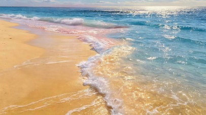 清澈的海滩