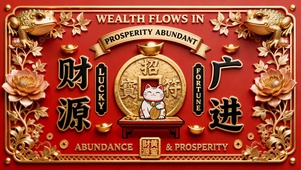 财源广进招财猫