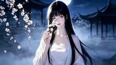 纯欲系清冷古风美人