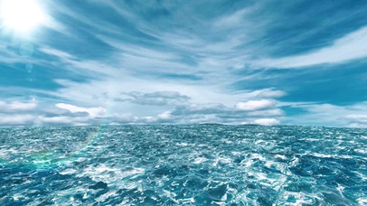 大气汹涌的海洋