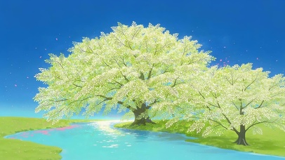 河流边小树