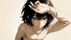 短发少女