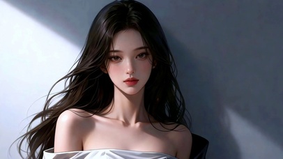 清冷柔美港风少女