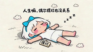 人生可以偶尔摆烂