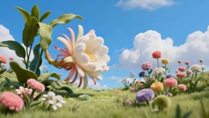 草原小清新鲜花