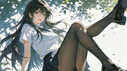 治愈长腿黑丝女孩