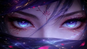 梦幻星空眼眸