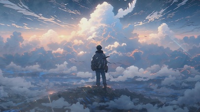 山颠云海许个愿吧