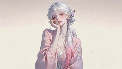 治愈古装女孩