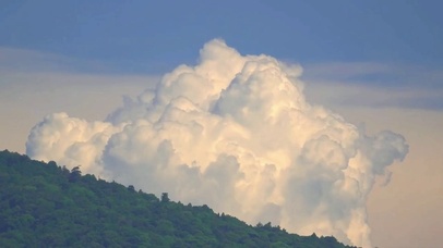 4K唯美棉花糖天空
