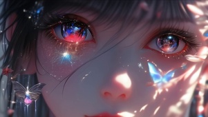眼睛里有星星 