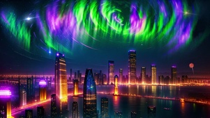 都市绝美星空